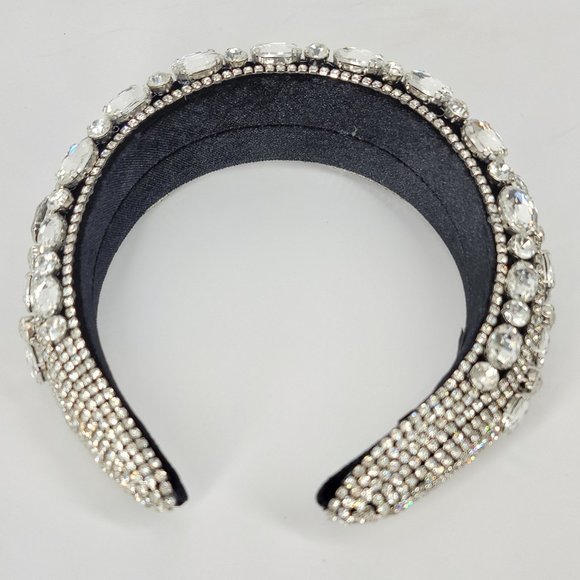 NWT Glam Bling Rhinestone Padded Headband NEWW main image 5